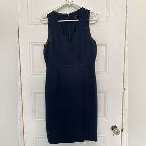 J crew scalloped work dress